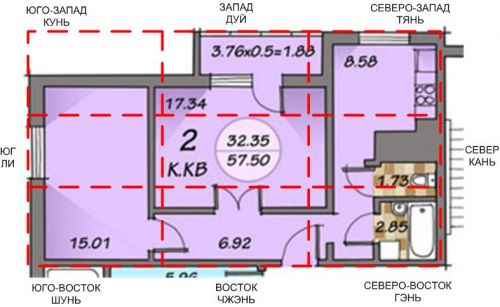 9 Дворцов на плане квартиры