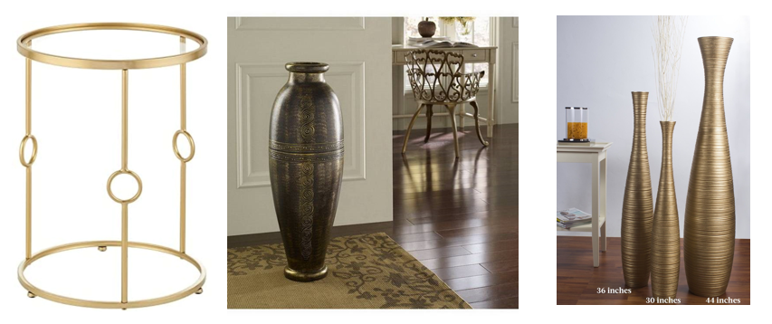 Напольные вазы для коррекции Двойки в Фэн Шуй