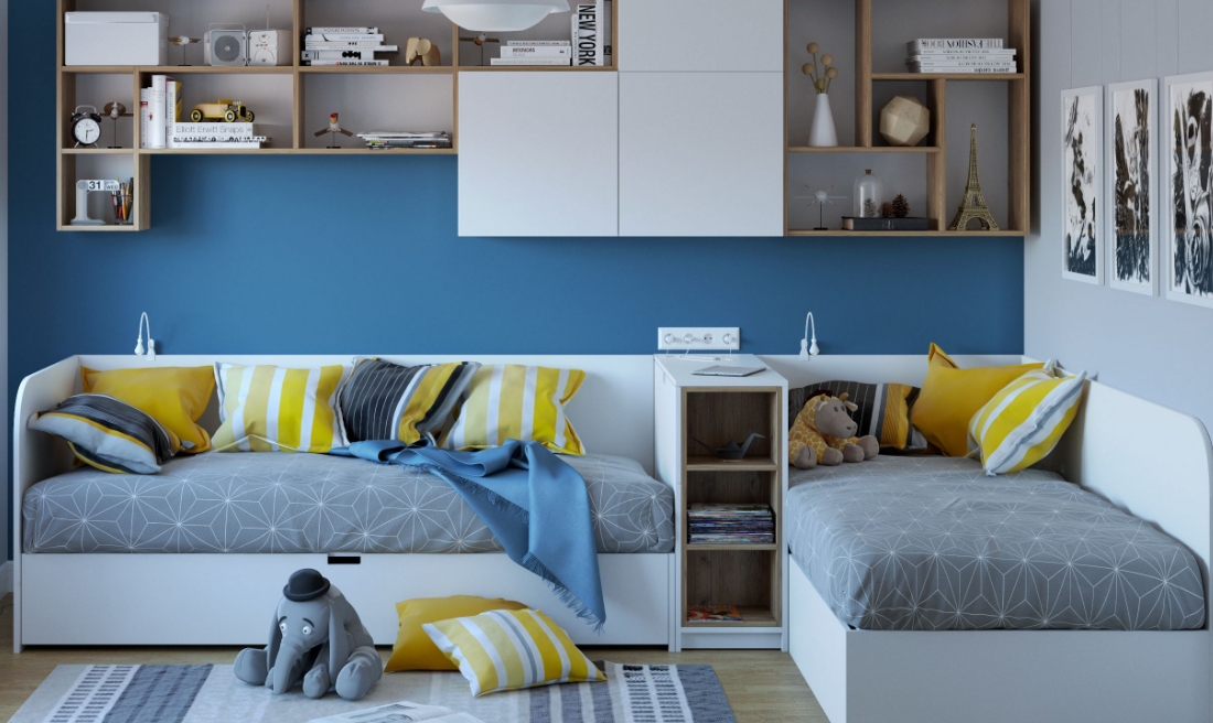 Неправильно установленная детская кровать по Фэн Шуй